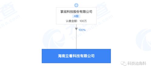 掌閱科技海南新設(shè)子公司 布局科技中介服務(wù)，注冊資本100萬元